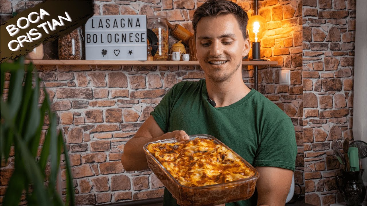 LASAGNA BOLOGNESE cum nu ai mai mancat (4k) | Boca Cristian