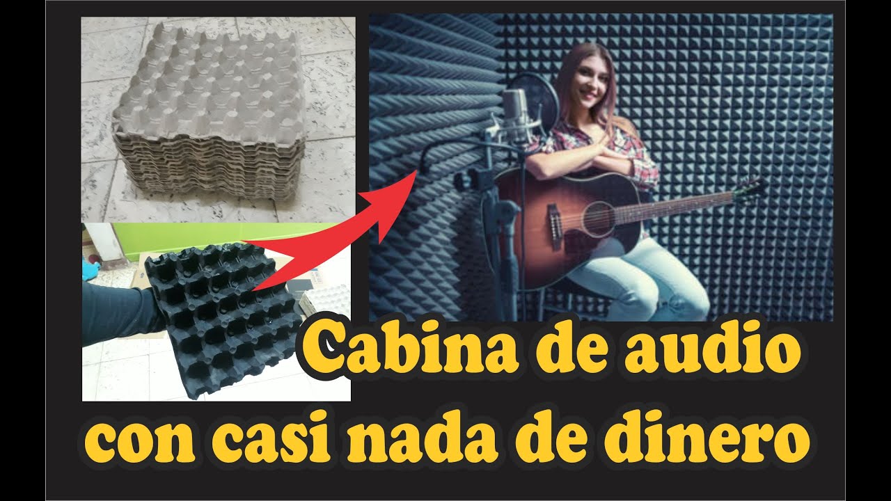 C&oacute;mo hacer una cabina de grabaci&oacute;n casera, como grabar audios n&iacute;tidos para tus videos