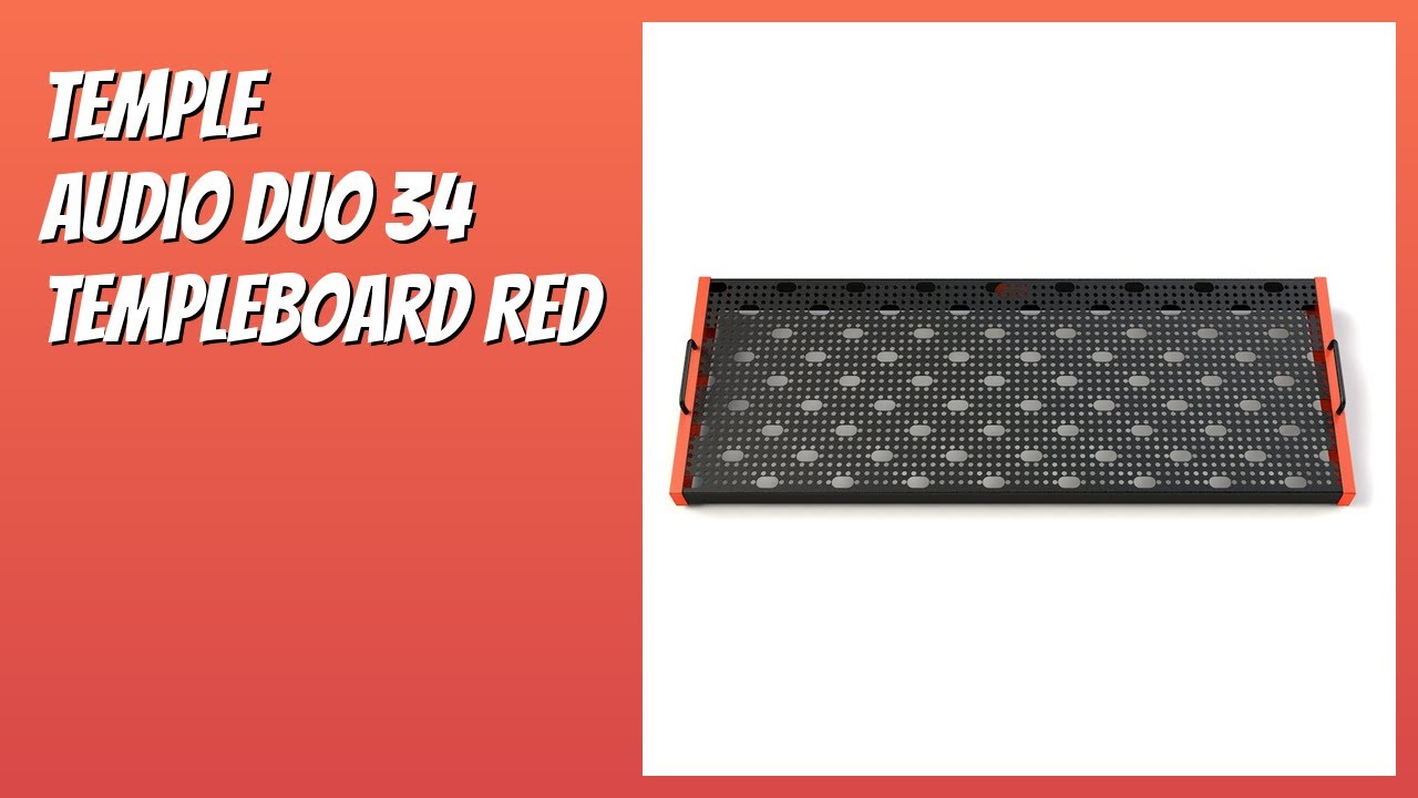 REVIEW (2026): Temple Audio DUO 34 Templeboard Red. Features