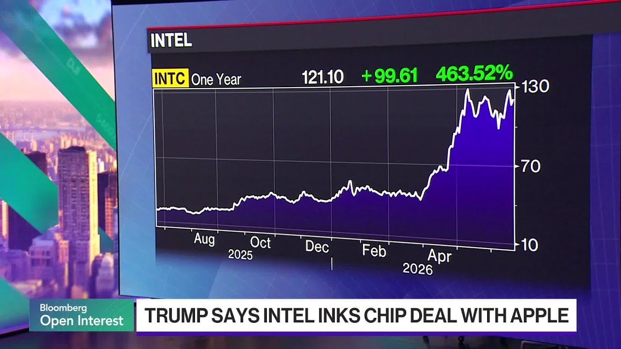Trump Says Intel Inked Chip Deal With Apple