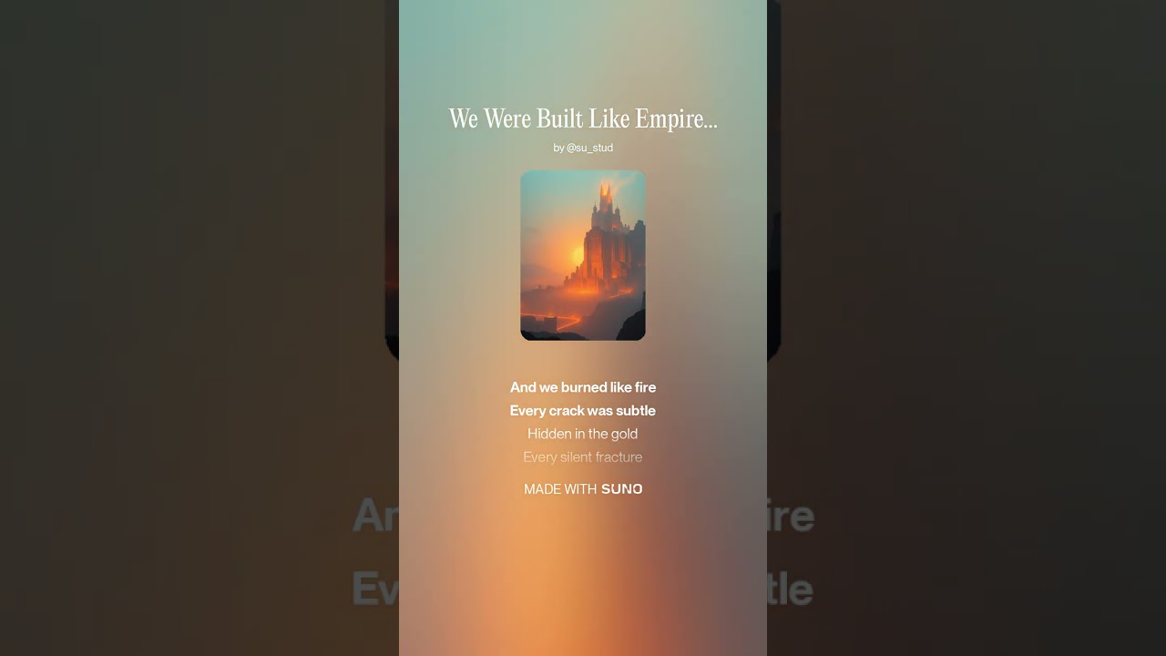 We Were Built Like Empires