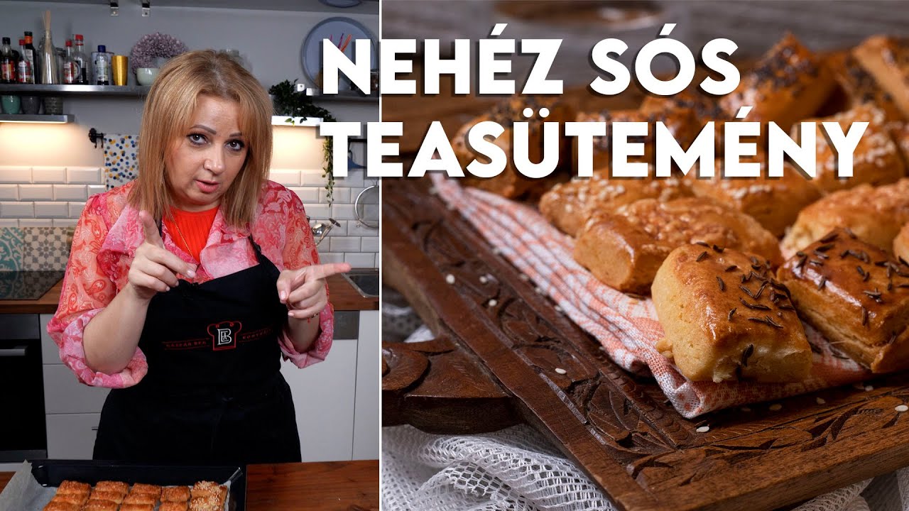 Nehéz sós teasütemény, ahogy Gáspár Bea készíti | Mindmegette.hu