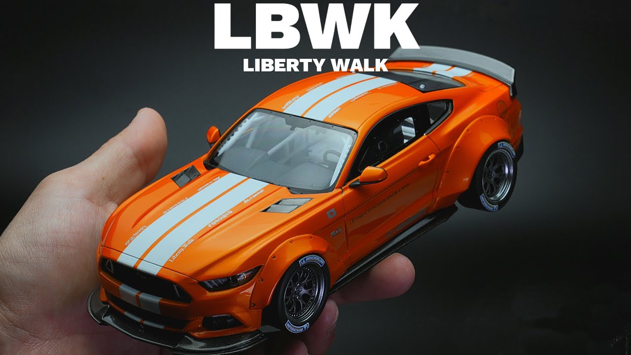 Tamiya 1:24 Ford Mustang LBWK Полная сборка
