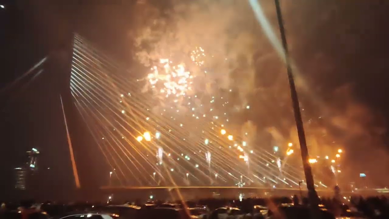 Rotterdam vuurwerk show 2025