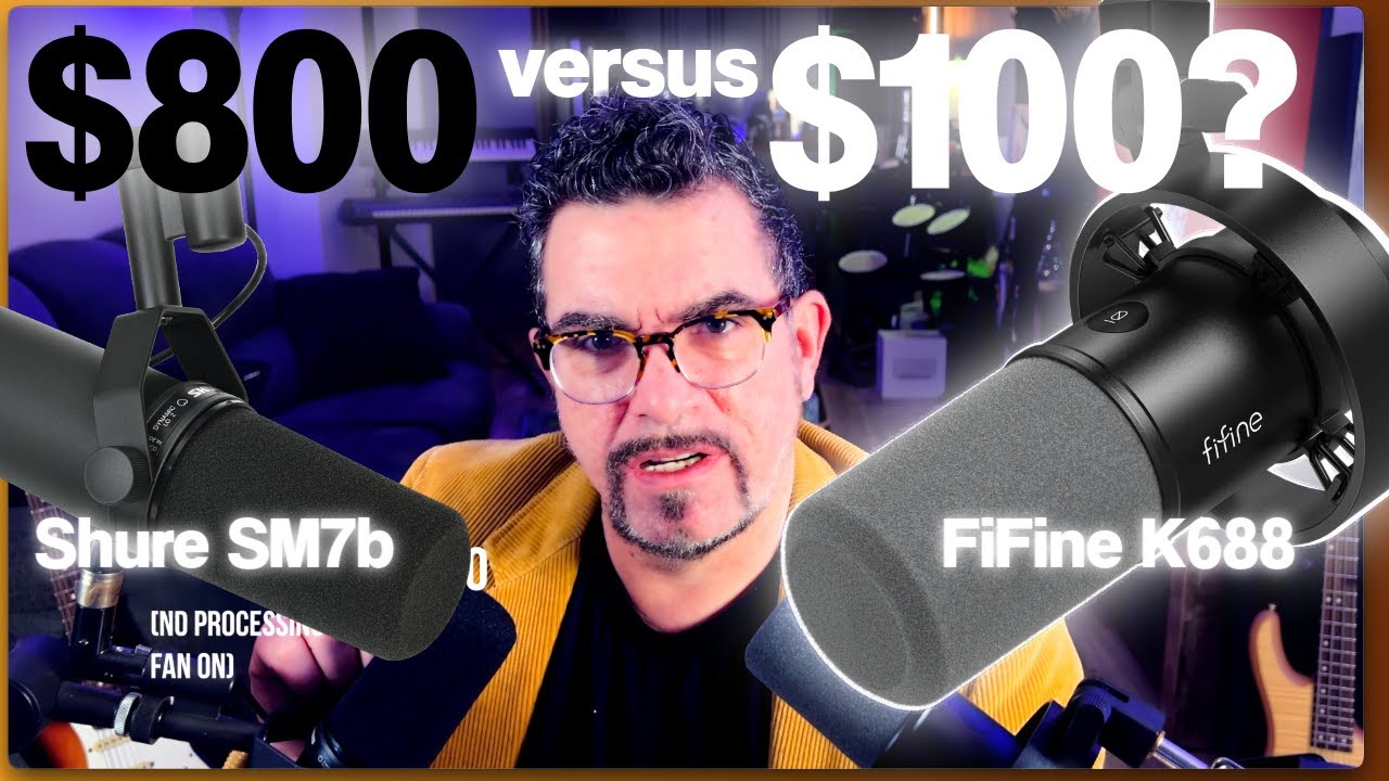 Best Affordable Podcast Mic | Can a Budget USB/XLR Mic Beat the Shure SM7B? — Fifine K688 Review