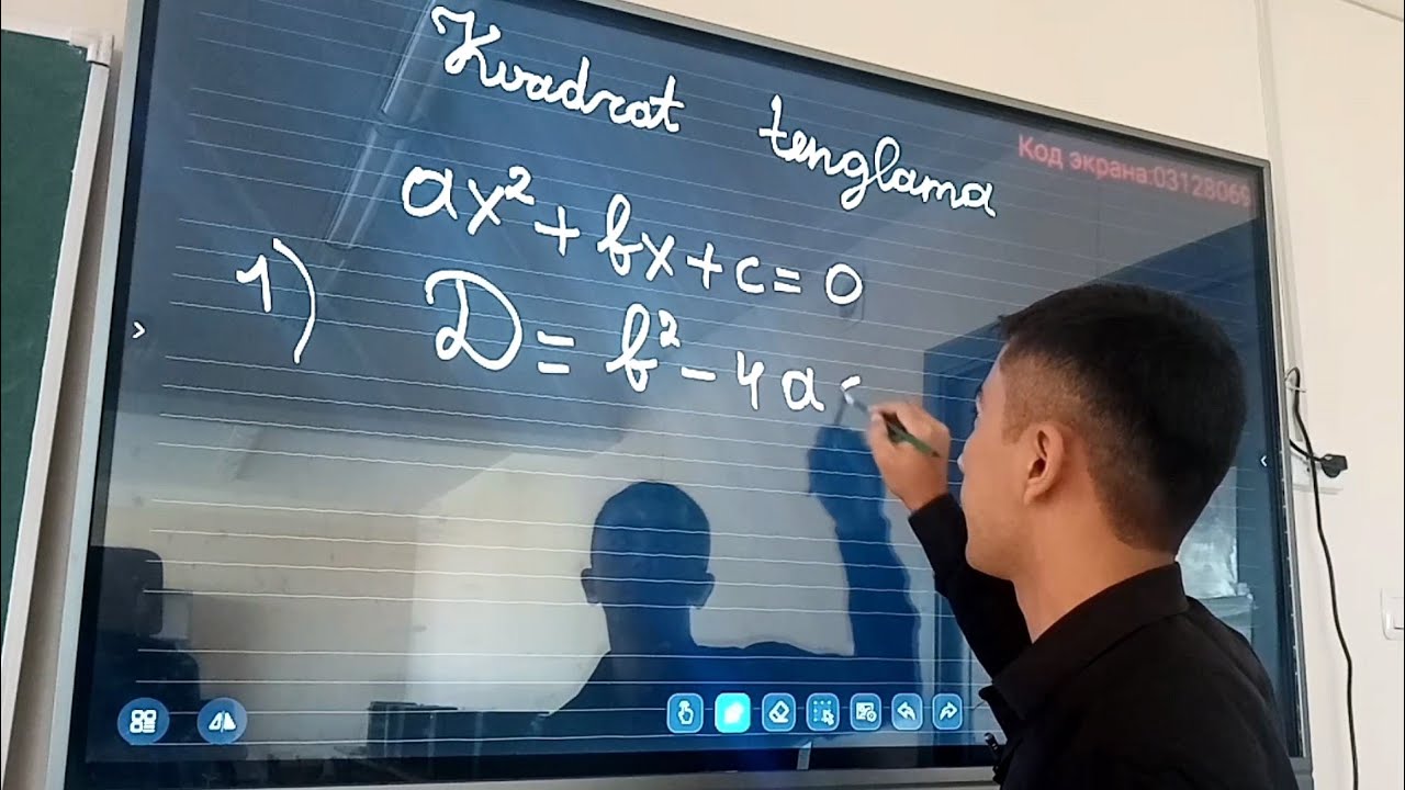 Matematika 23-dars: Kvadrat tenglama Fazliddinov Diyorbek +998945452582 Videodarslar