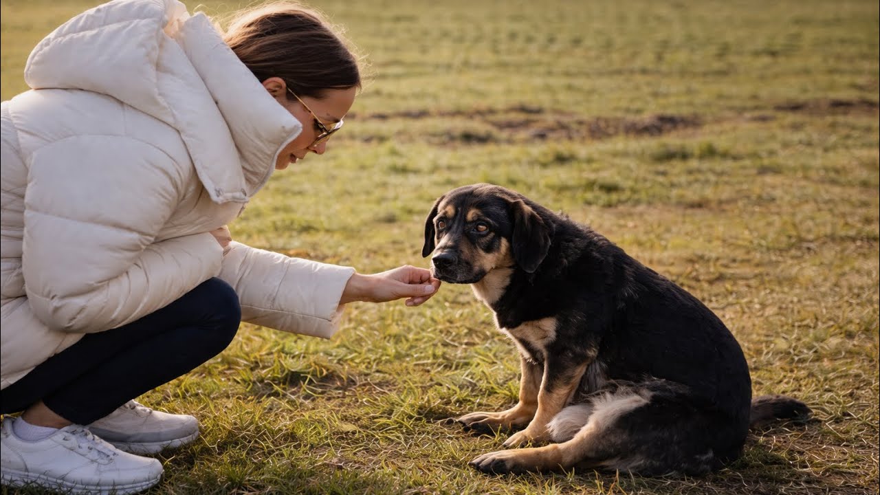 Hit by Car and Unable to Walk, Dog Found Helpless by the Road