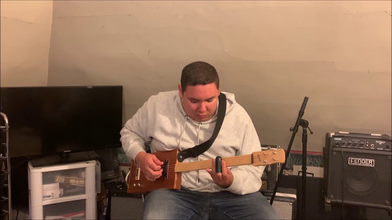 Cigar Box Slide Guitar Demo