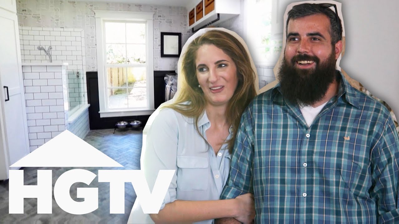 Chip & Joanna Create A Doggy Shower In This Couples Home | Fixer Upper