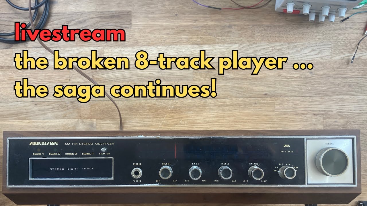 Broken SounDesign 8-track Player: The Saga Continues!