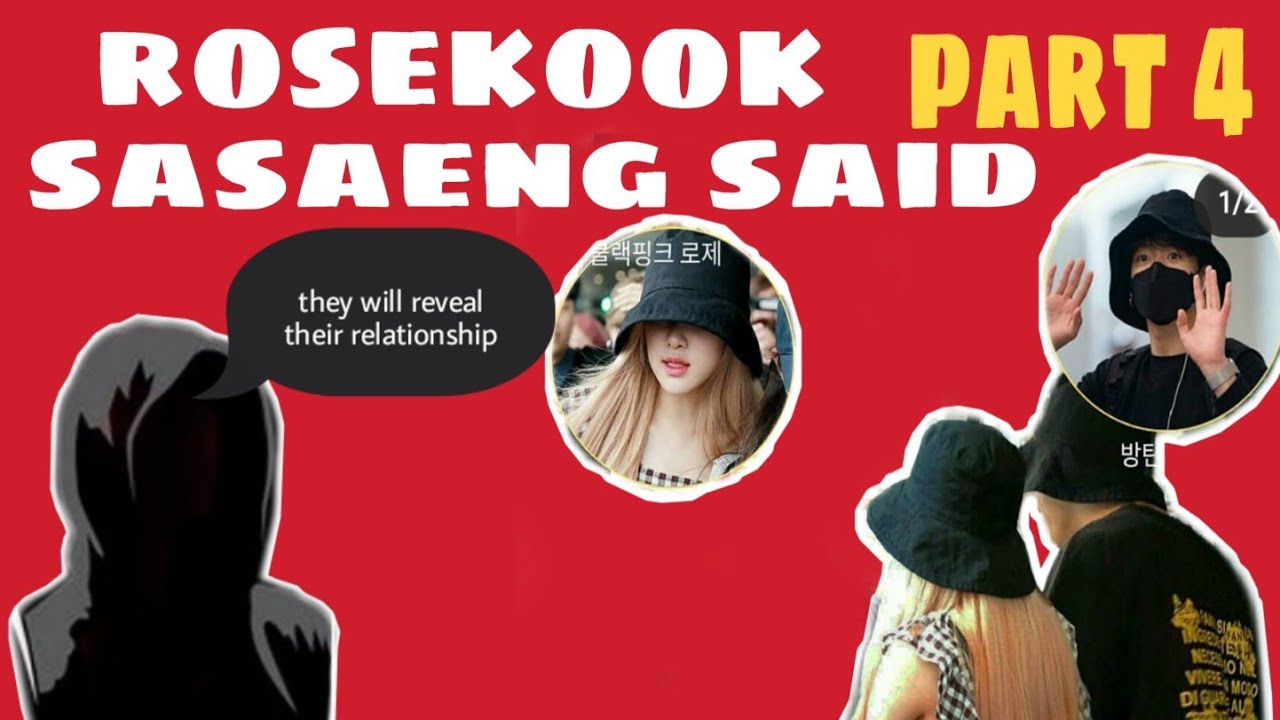 Rosekook 😘 Ssaeng said rosekook reveal their relationship