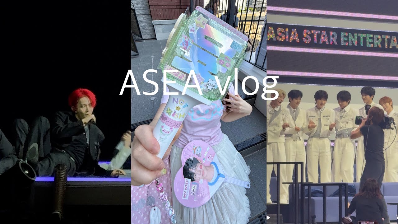 【ASEA参戦vlog🌟】nctwishとenhypenとaespaを一度に見る贅沢な日🎀|撮影可コンサートって楽しい!!♡|ライブの日のwhat's in my bag|