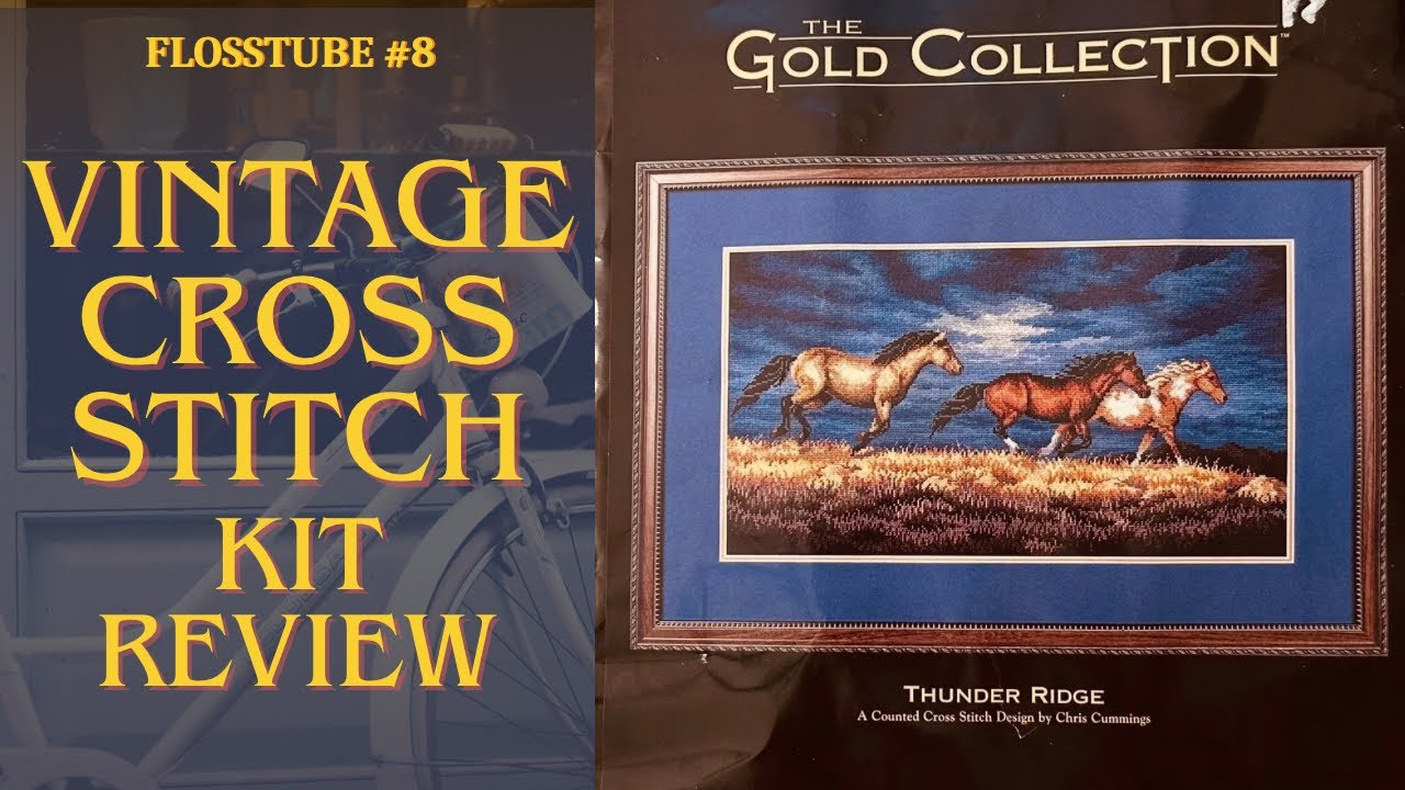 FlossTube #8: Dimensions Gold Collection Cross Stitch Kit Unboxing 