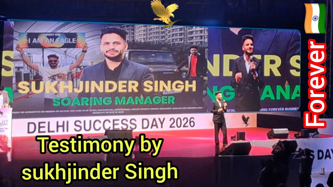 Success Testimony by sukhjinder Singh/Delhi success day 2026/ Forever ⚡️🔥📈 #flpindia #successday 