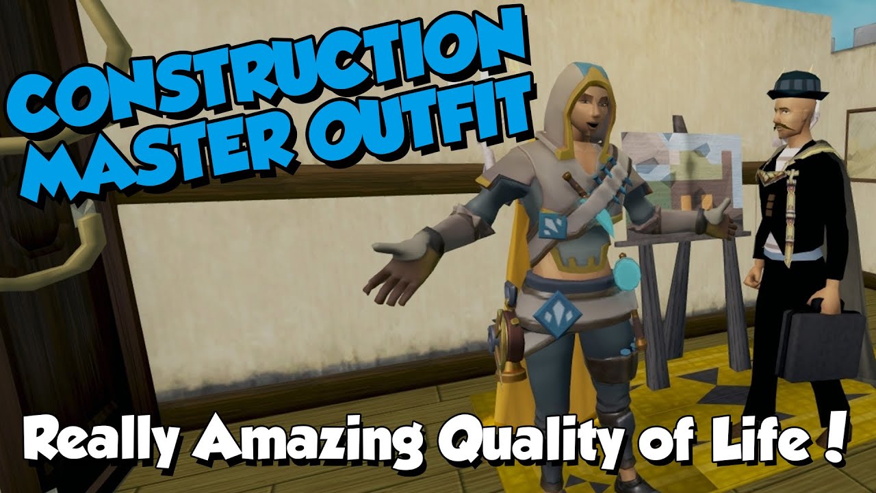 New! Master Constructors Outfit! [Runescape 3] Testing Xp Rates!