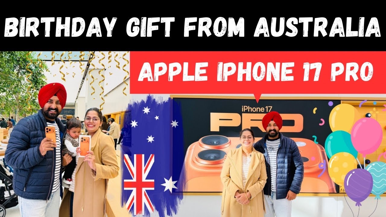 ਖੁਸ਼ੀ ਲਈ ਖਰੀਦਿਆ ਨਵਾਂ ਆਈਫੋਨ 🎁 Birthday Gift iPhone 17 | Punjabi Travel Couple | Ripan Khushi