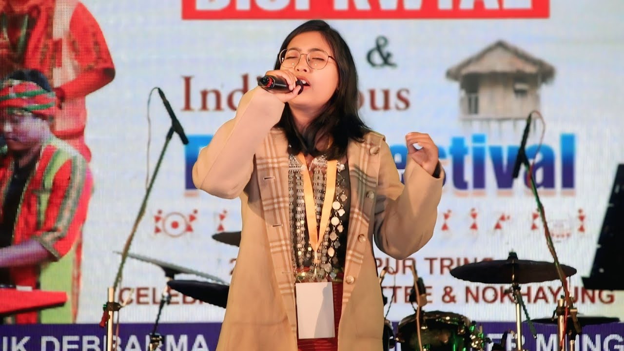 Bipasa Reang Stage Live Performance || T.E 1435 Tring festival 2025 || At:-Manik Bazar 