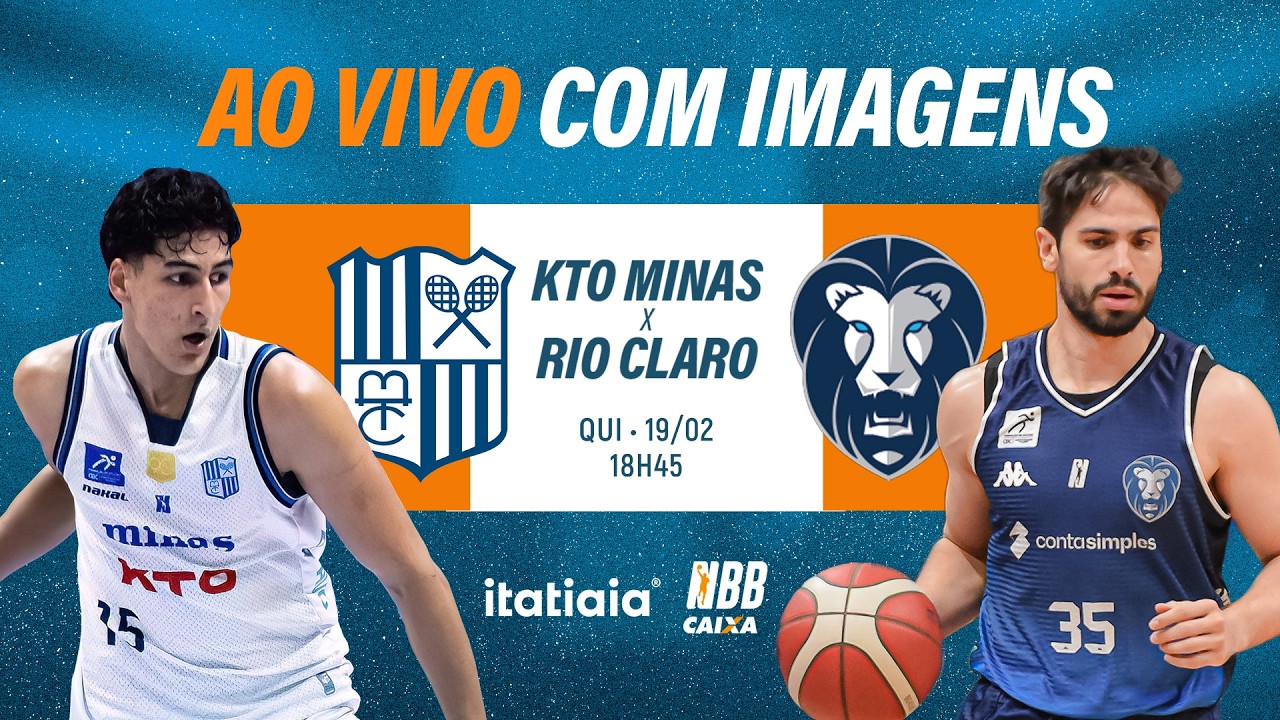 KTO MINAS X RIO CLARO NA ITATIAIA - AO VIVO COM IMAGENS | NOVO BASQUETE BRASIL - NBB