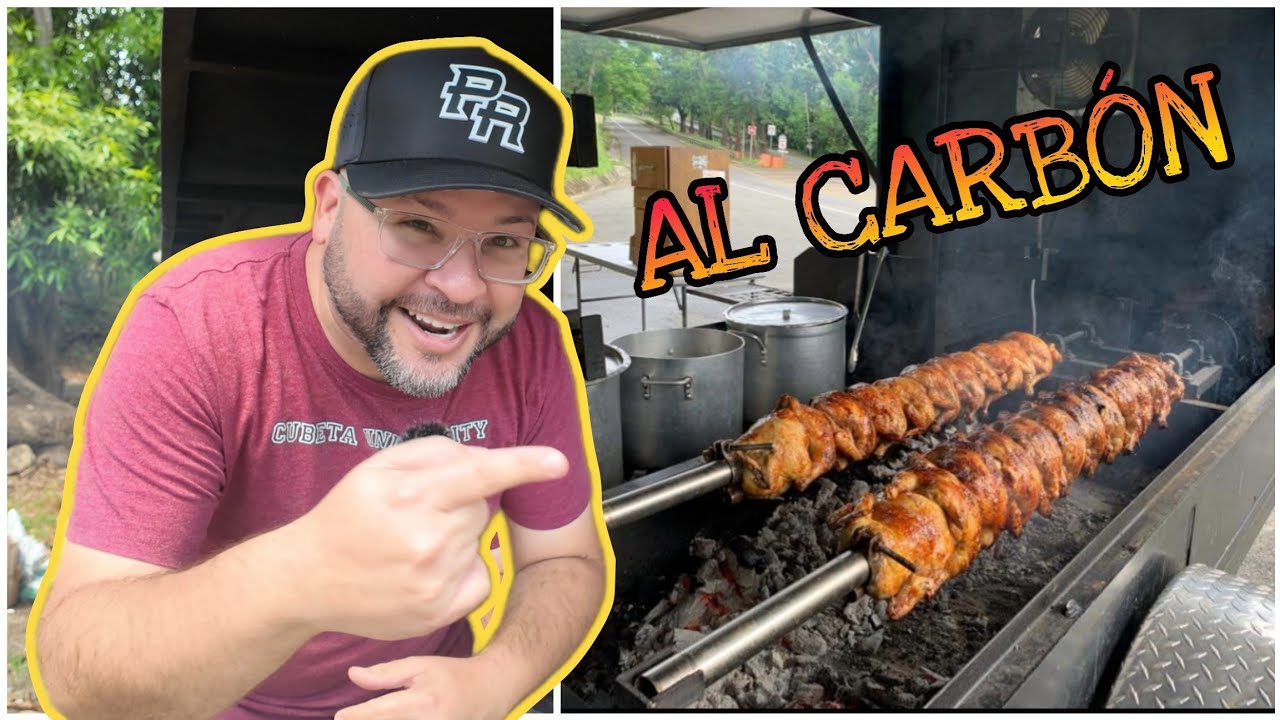 Este CARRETÓN vende POLLO, Chorizo y COSTILLAS al CARBÓN a Otro Nivel | 