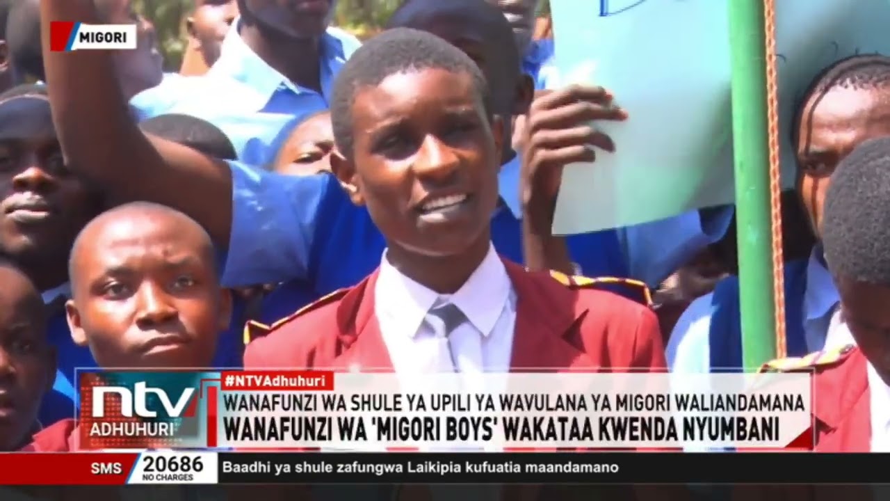 Wanafunzi wa 'Migori Boys' wakataa kwenda nyumbani