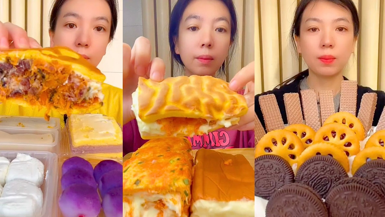 Traditional Chinese Homemade Food Eating Show | Buns Noodles & Desserts Mukbang #166