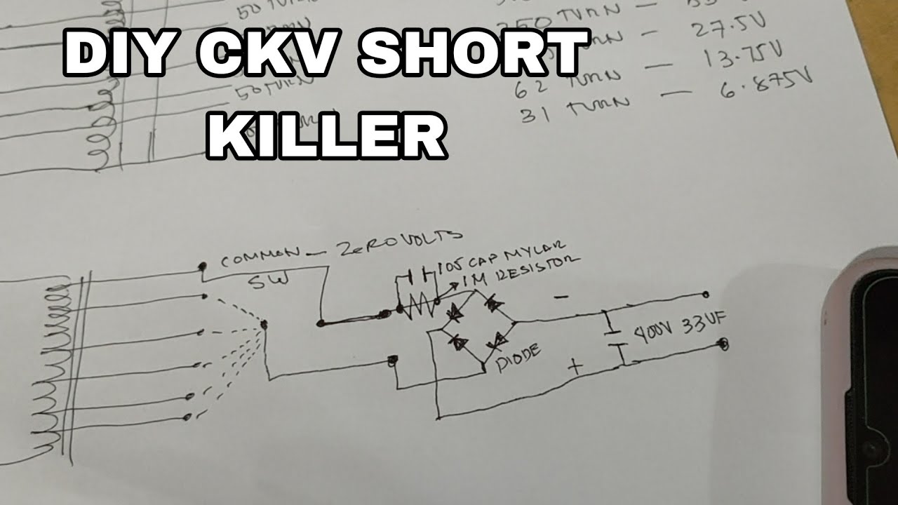 DIY  short killer for ckv segnal  (diagram only)