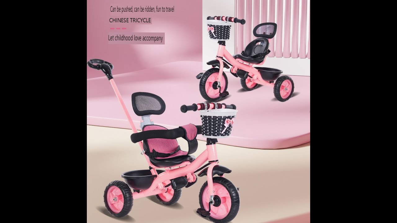BABY 3 WHEELS TROLLEY BICYCLE