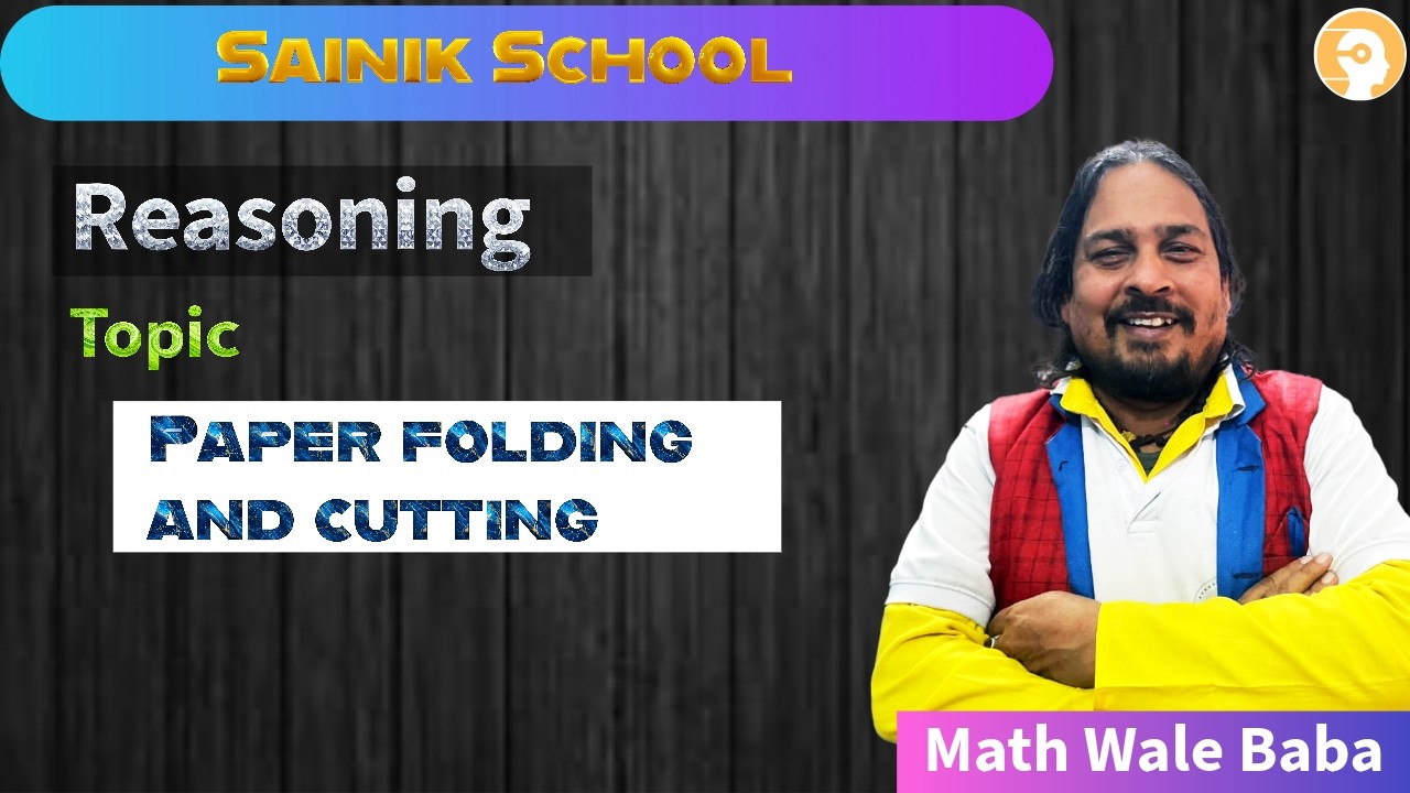 Paper Folding and Cutting | Class 6 | Sainik School |  #creatorssuper30 #mathematics