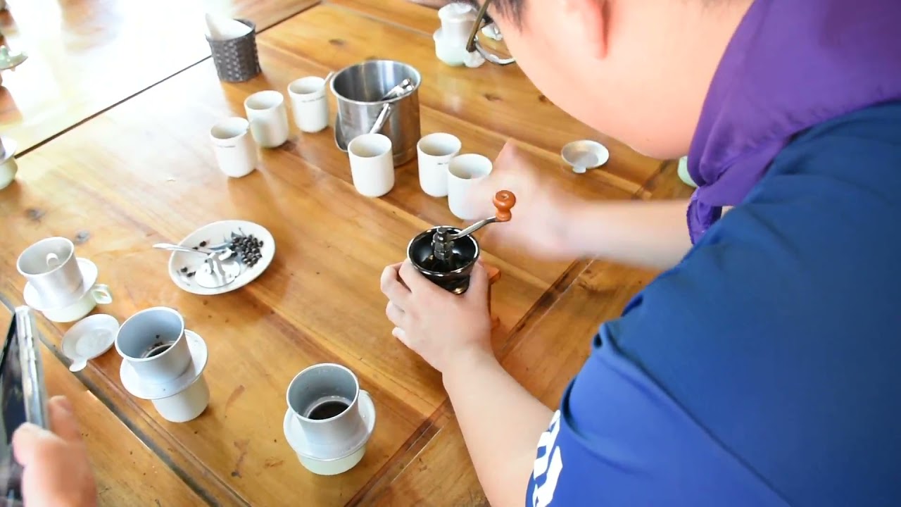 Team building in Ninh Binh with Coffee making workshop