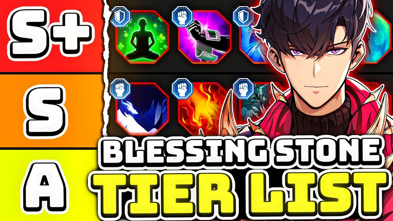 BEST BLESSING STONES TIER LIST! (2025) - Solo Leveling:ARISE