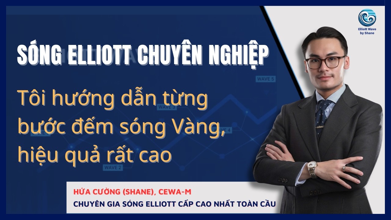 HƯỚNG DẪN ĐẾM SÓNG ELLIOTT VÀNG 2025 - VÍ DỤ THỊ TRƯỜNG THỰC #elliottwave