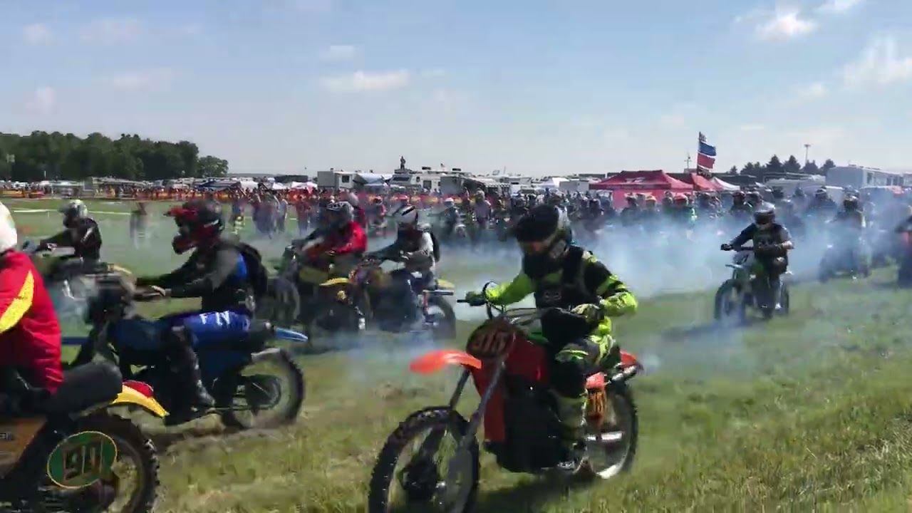 Hair Scramble Race ( AMA Mid Ohio Vintage Bike Days) 2022