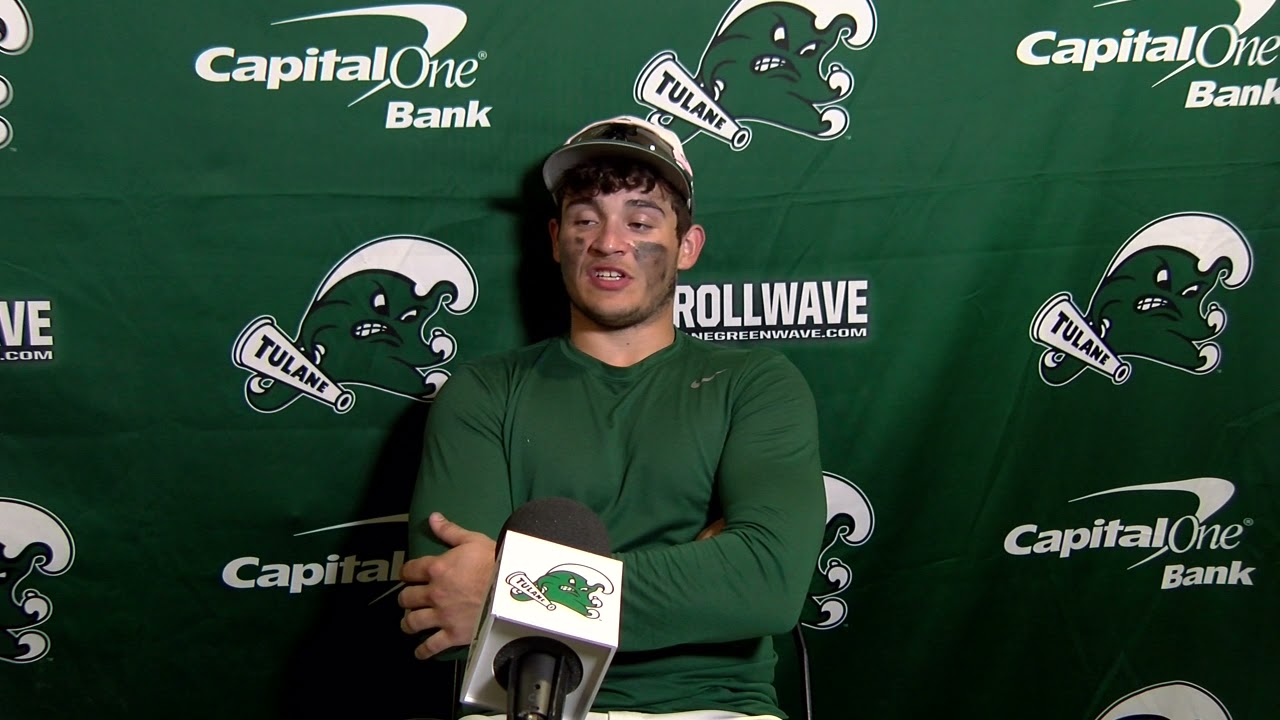 Luis Aviles  - Tulane Baseball Postgame vs Memphis -April 2, 2021