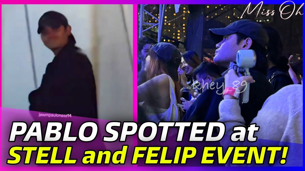 SUPPORTIVE PINUNO! PABLO attends STELL and FELIP's WE PLAY HERE, The Final Act Event!