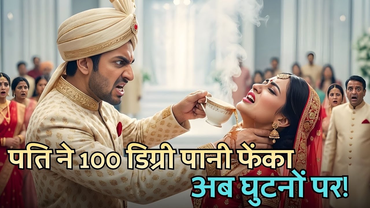 पति ने उबलता पानी फेंका… आज वही घुटनों पर गिरकर पछतावा कर रहा है?!