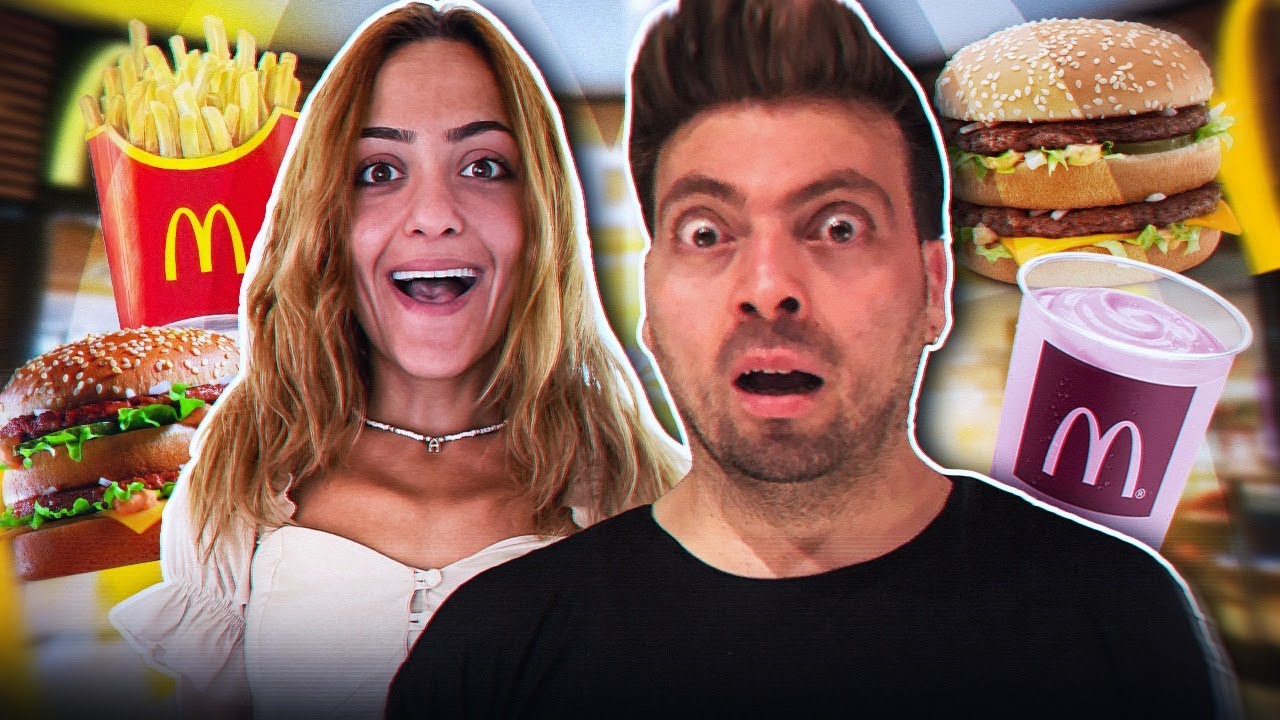YEME ŞAMPİYONU İLE McDONALD'SDAKİ BÜTÜN HAMBURGERLERİ YEDİK ! @Ceren Yılmaz