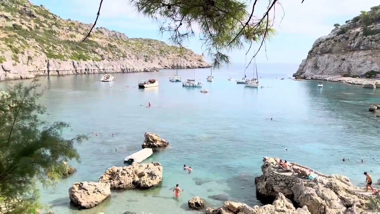 Anthony Quinn Bay & Ladiko Beach