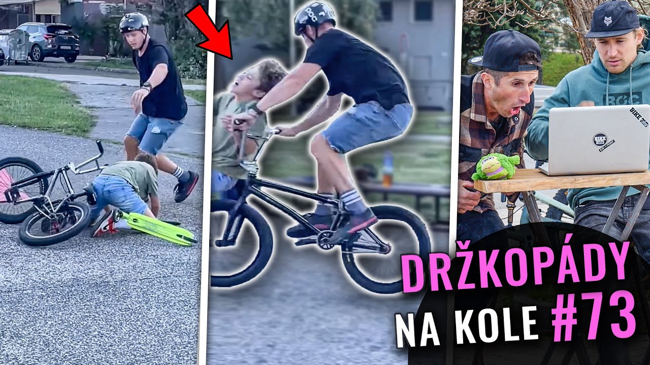 SRAZIL KOLOBĚŽK&Aacute;ŘE STOJ&Iacute;C&Iacute;HO ZA DOPADEM!?