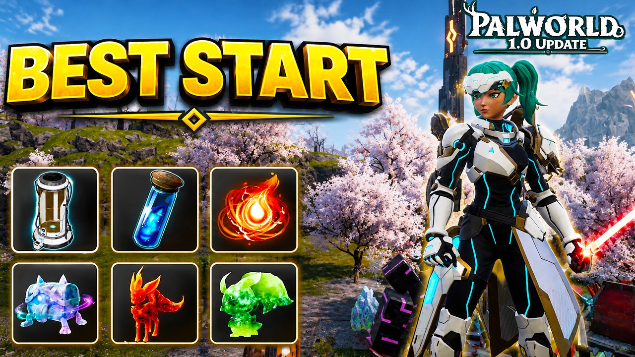 Palworld 1.0 Get How To Get The BEST Start FAST