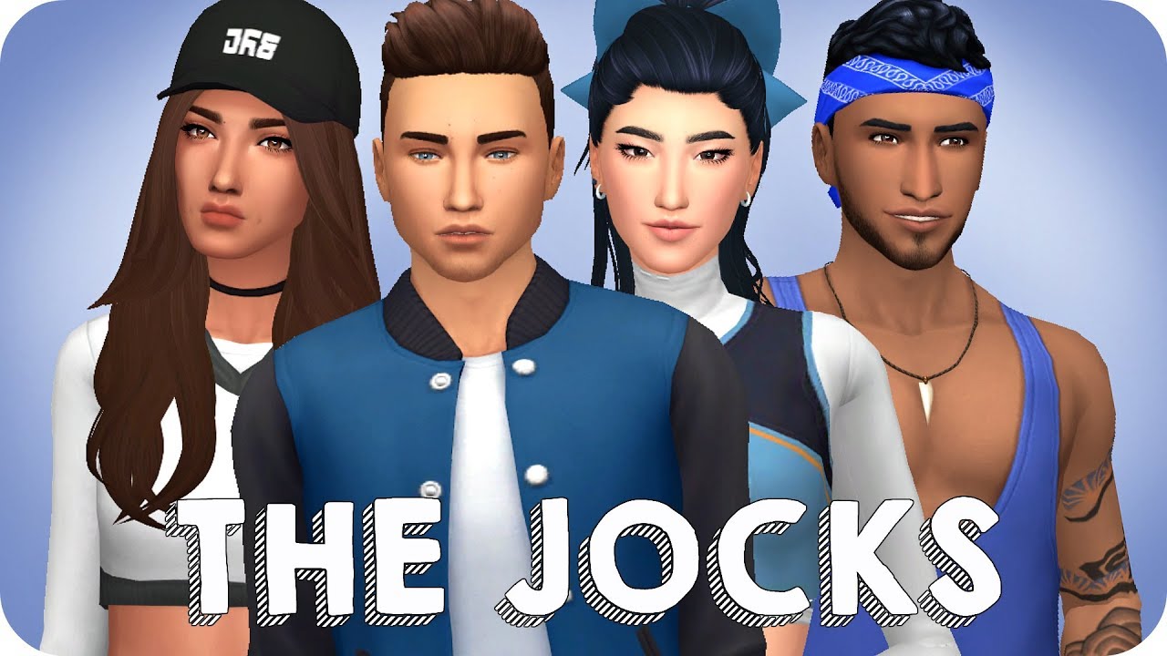 HIGH SCHOOL CLIQUES - THE JOCKS | Sims 4 Create A Sim