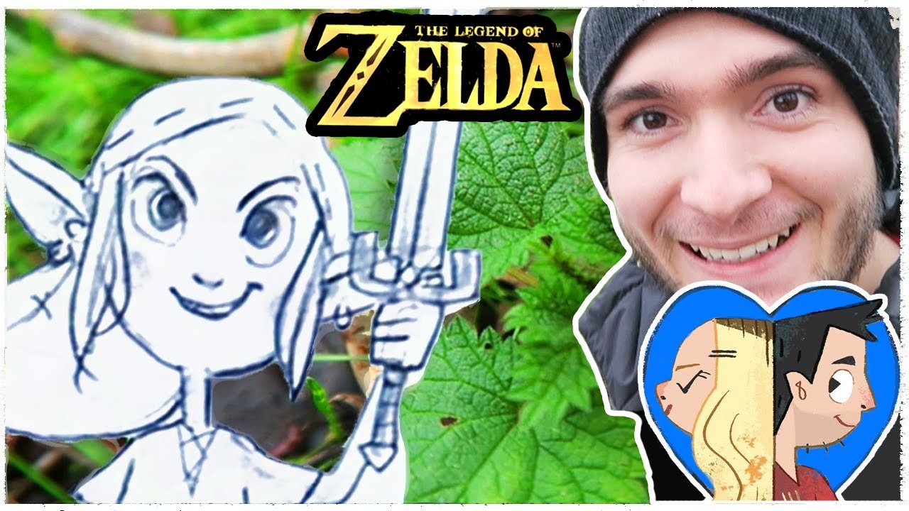 Let’s Draw: LINK & ZELDA in the WOODS 🌿