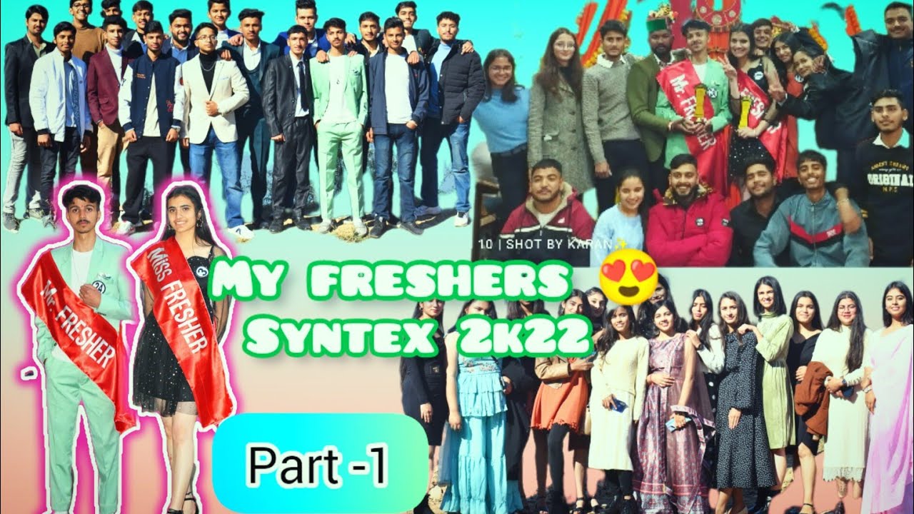 My freshers vlog 😍  JNGEC SUNDERNAGAR 