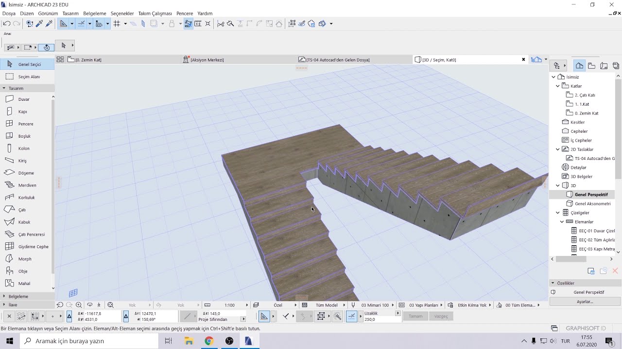 Archicad'de Merdiven Yapmak| MERDİVEN YAPMAK BU KADAR KOLAY!