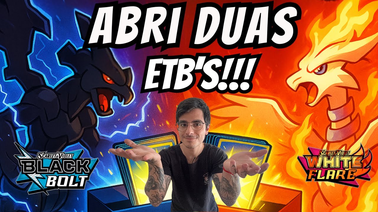 Raio Preto e Fogo Branco: Unboxing + Alerta de Preço! Coleção bem Legal! | Pokemon TCG
