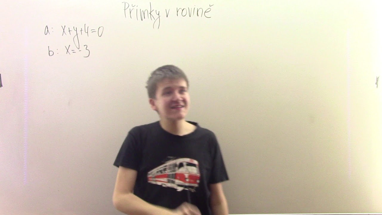 Přímky v rovině - příklady