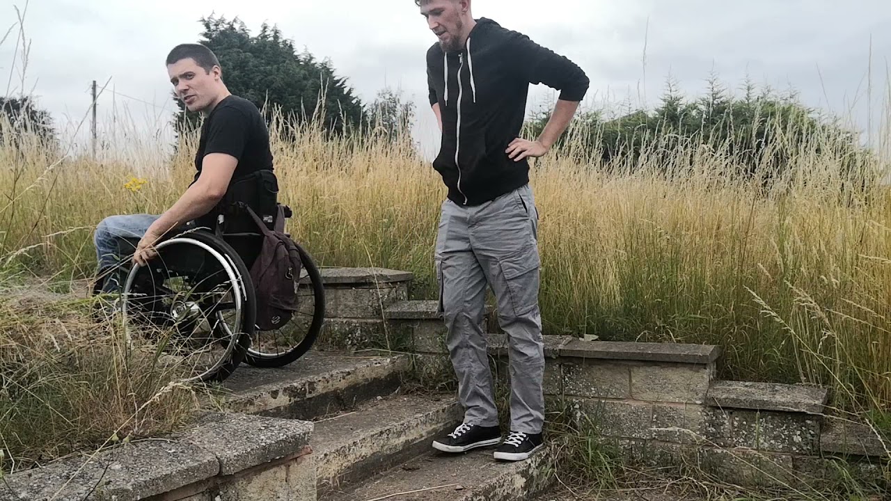 Back Wheel Balance Lesson - Assisted Step Climb