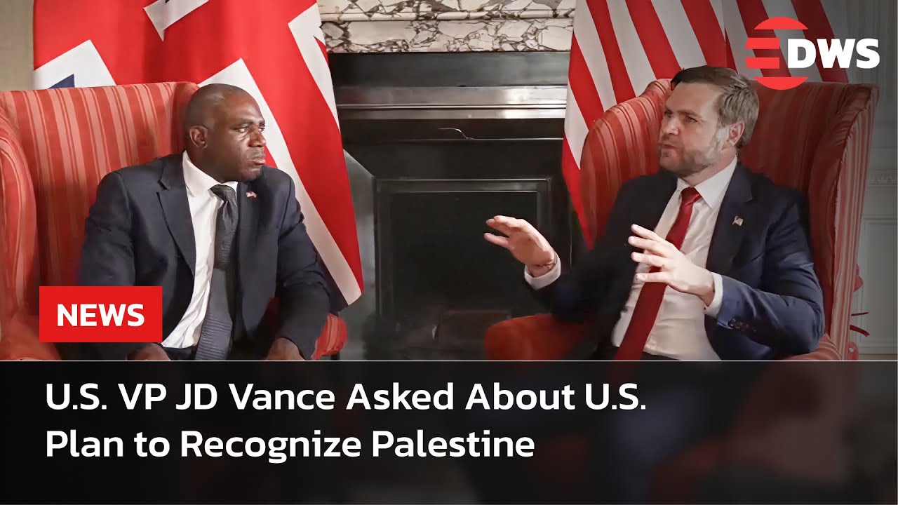 JUST IN: VP JD Vance Responds to Question on U.S. Recognition of Palestinian State | AC1E