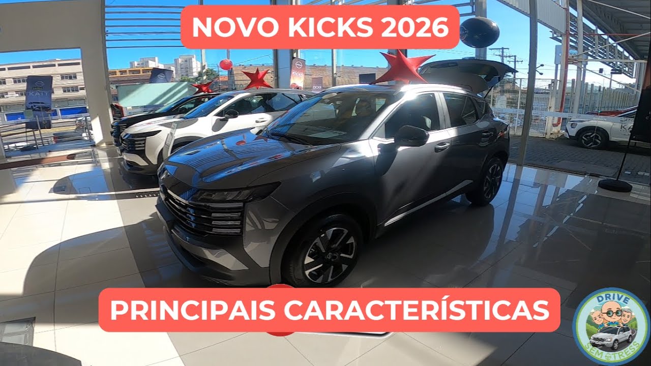 Novo Kicks 2026 e suas as principais características #novokicks2026