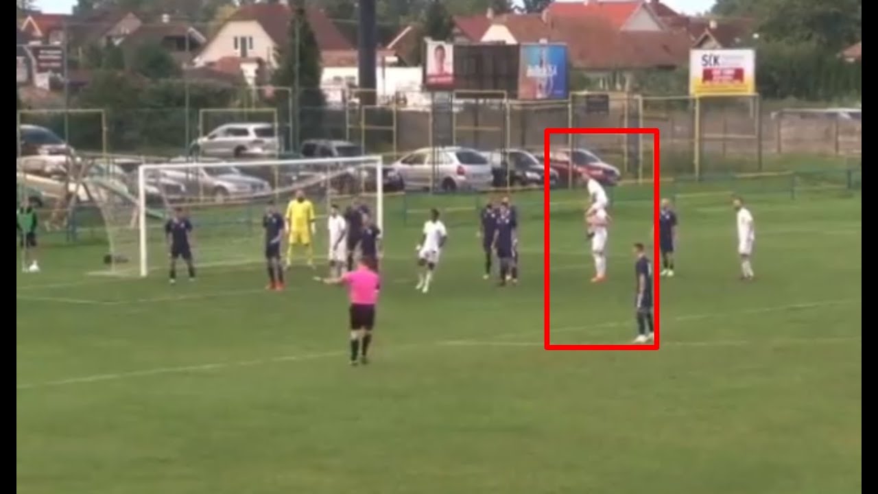 New funny corner kick tactics from Slovak lower league