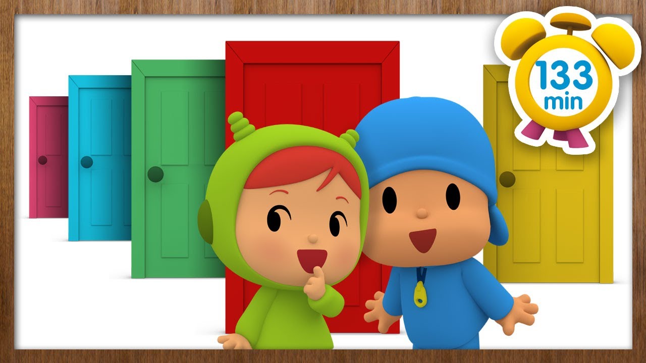 🚪 POCOYÓ en ESPAÑOL - Las Puertas De Colores [ 133 min ] | CARICATURAS y DIBUJOS ANIMADOS para niños